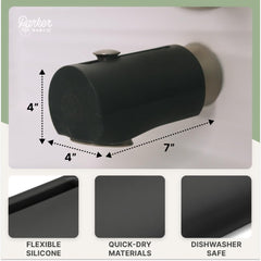 Parker Baby Co BPA-free silicone cover is safe for baby skin.