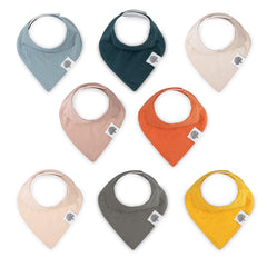 Parker Baby Co. butterfly bandana bib front view catches drool and keeps outfits clean during meals