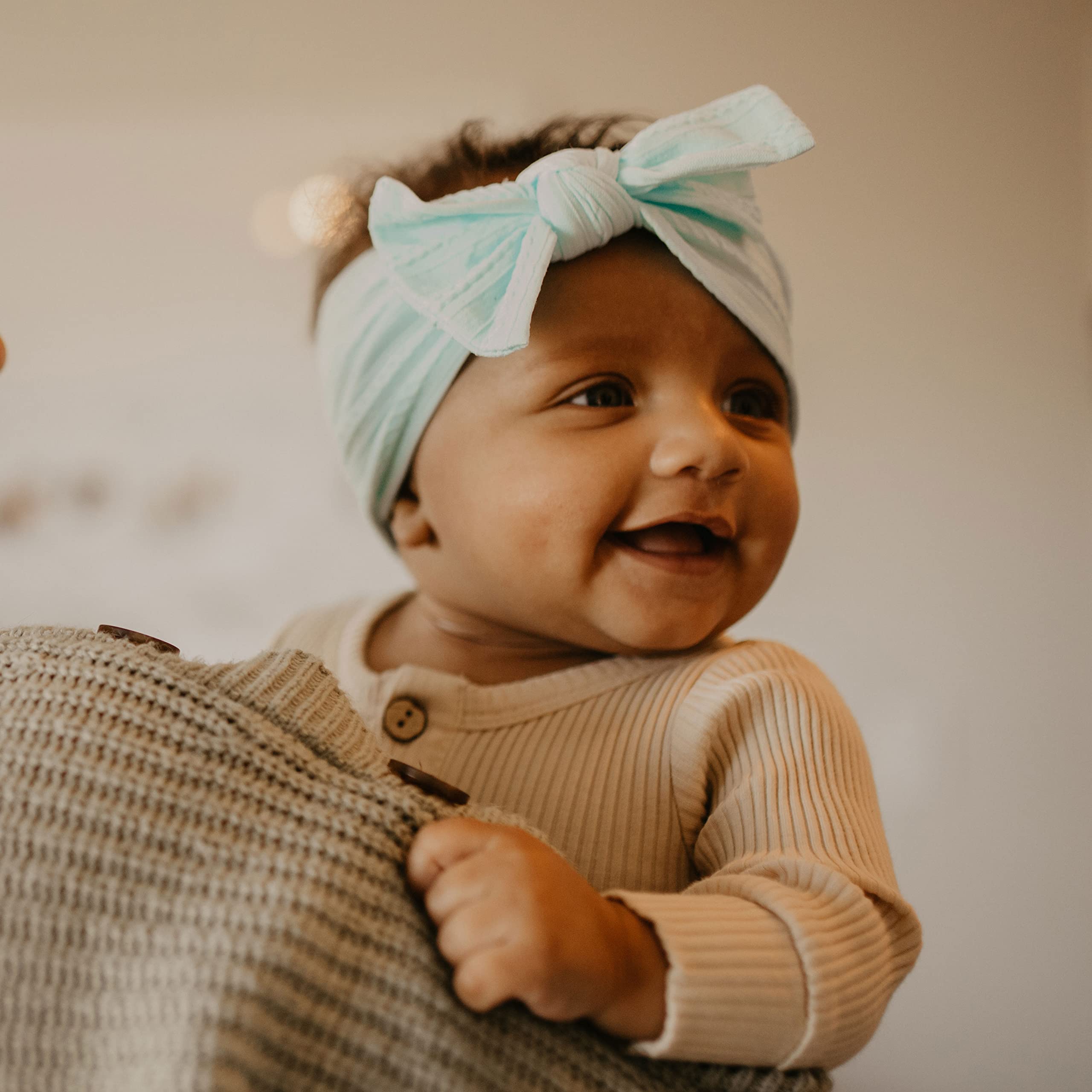 Parker Baby Co. soft-to-touch nylon ensures comfortable all-day wear.