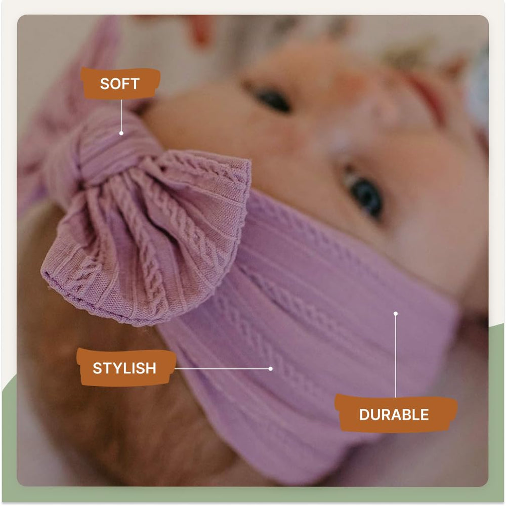 Parker Baby Co. headbands in five colors provide easy outfit-matching and occasions.