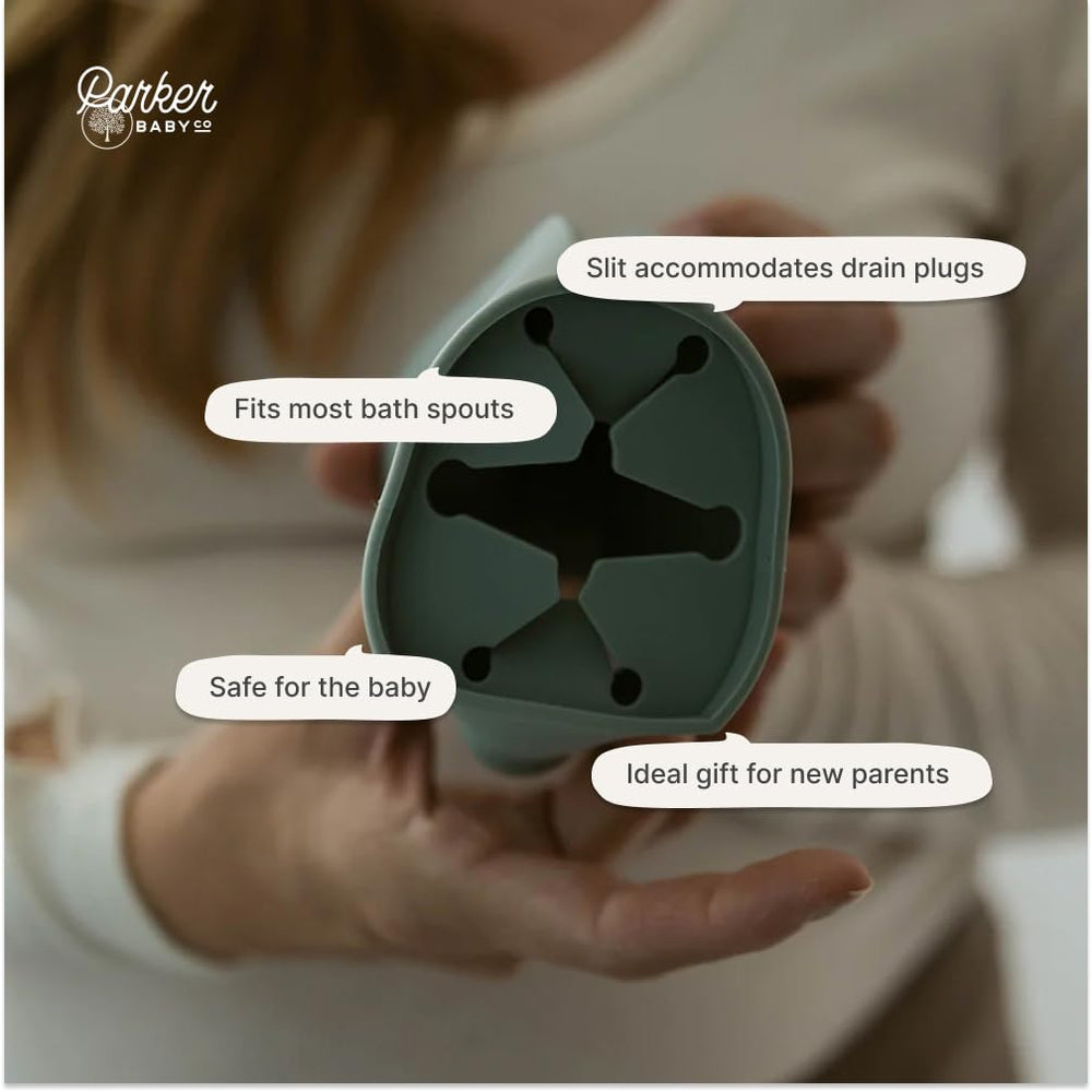 Parker Baby Co quick-dry silicone cover is dishwasher-safe for easy cleanup.
