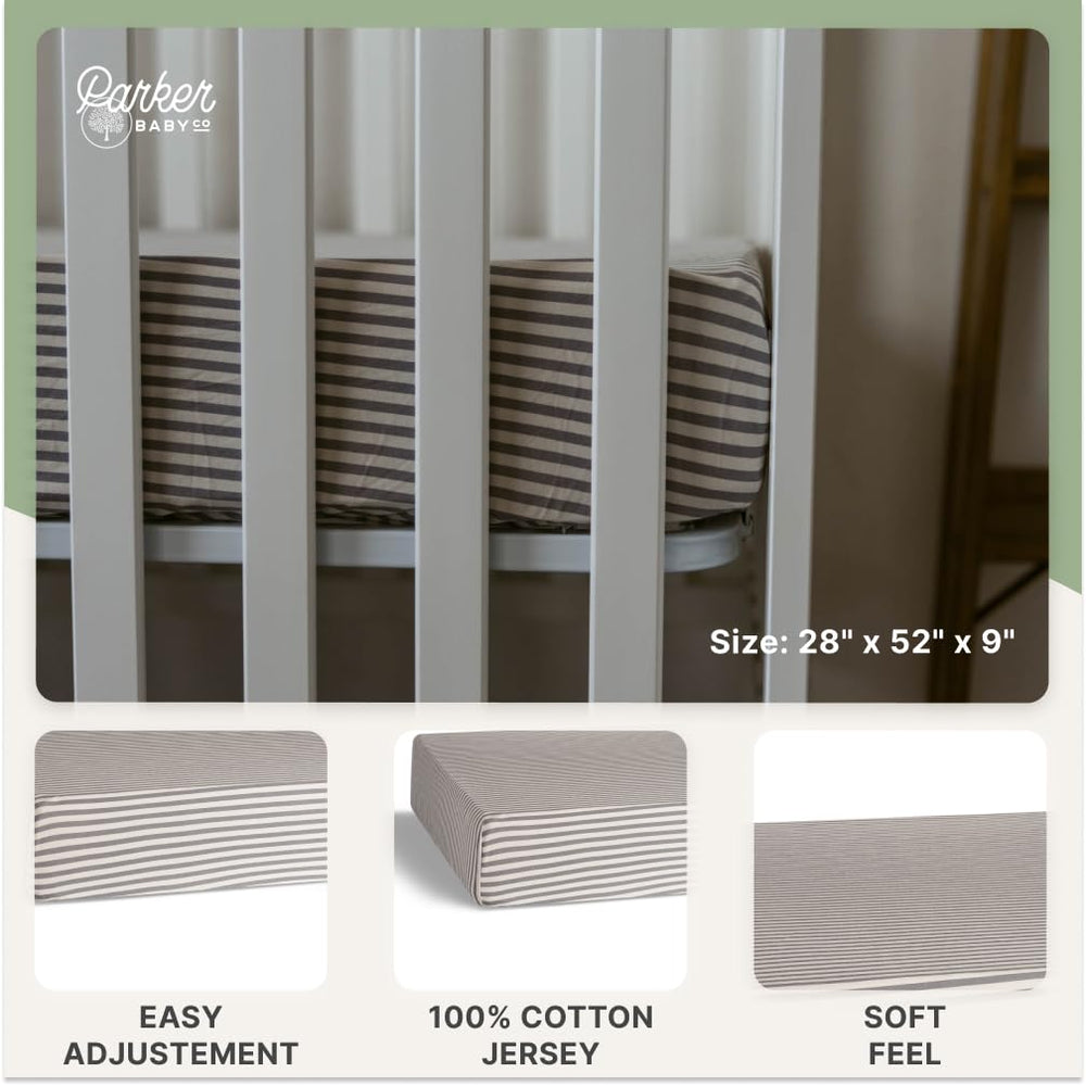 Parker Baby Co fade-resistant colors show vibrant nursery aesthetics after multiple washes.