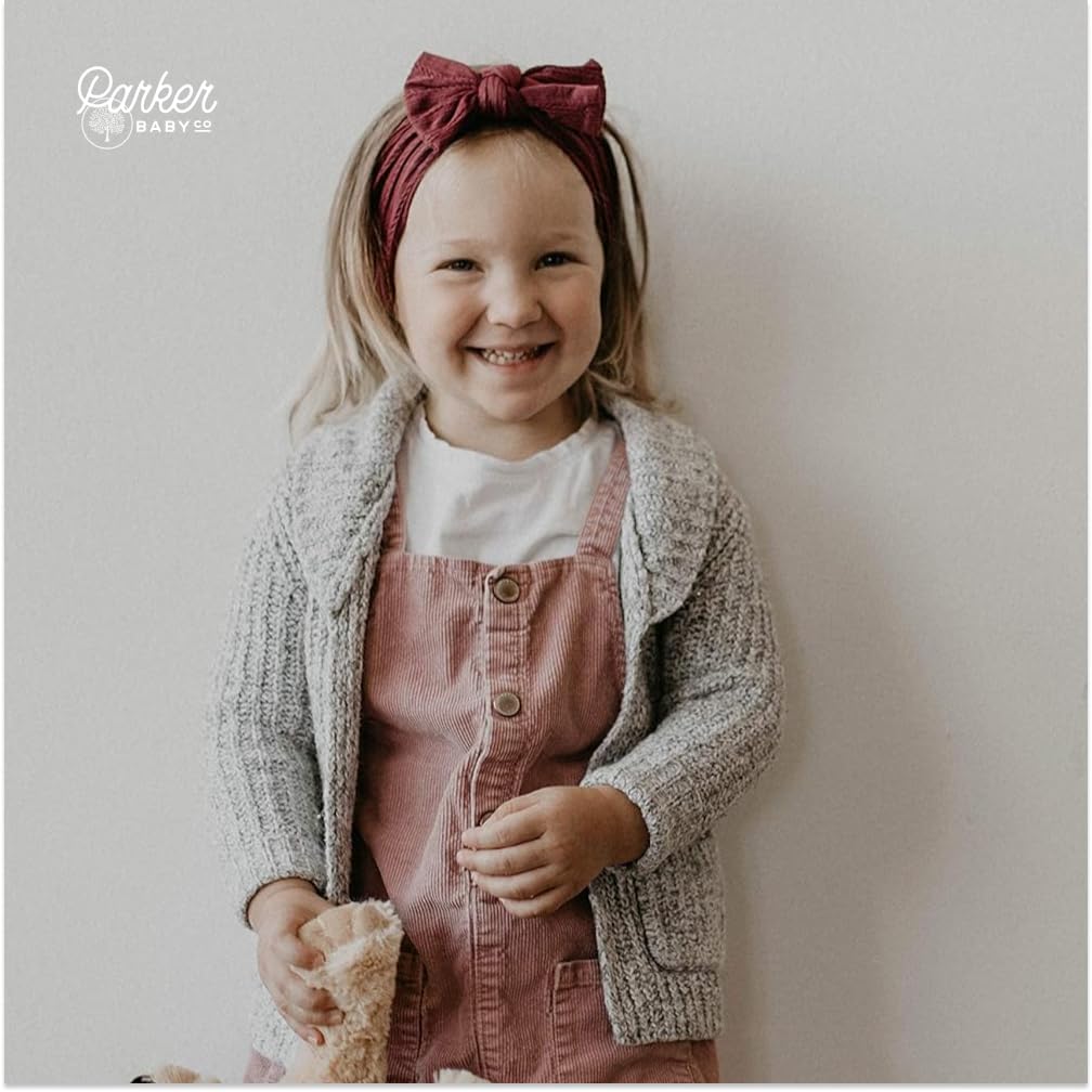 Parker Baby Co. headband ideal for newborn photoshoots with subtle texture.