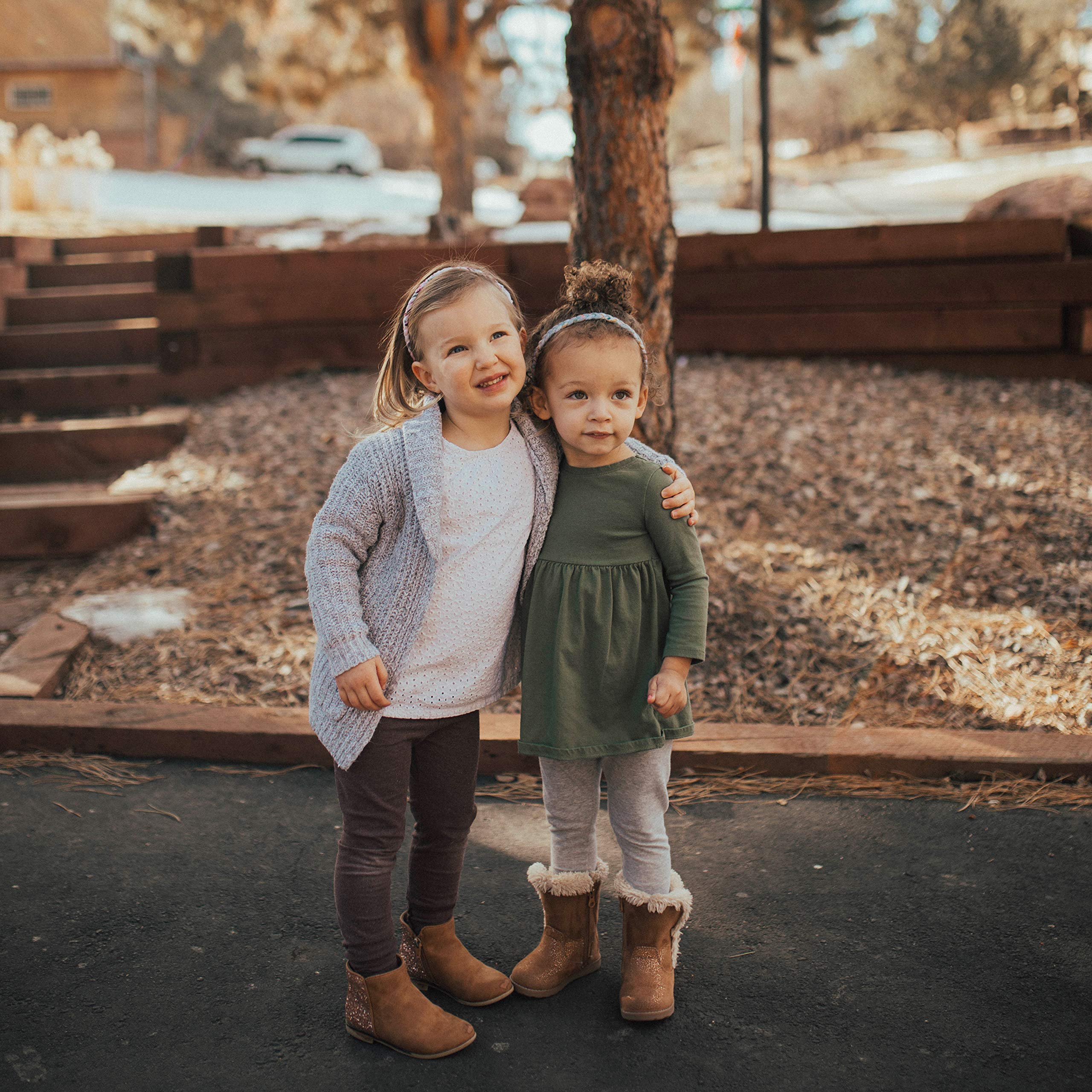 Parker Baby Co. easy-slip-on design shown on a toddler, ideal for busy mornings.