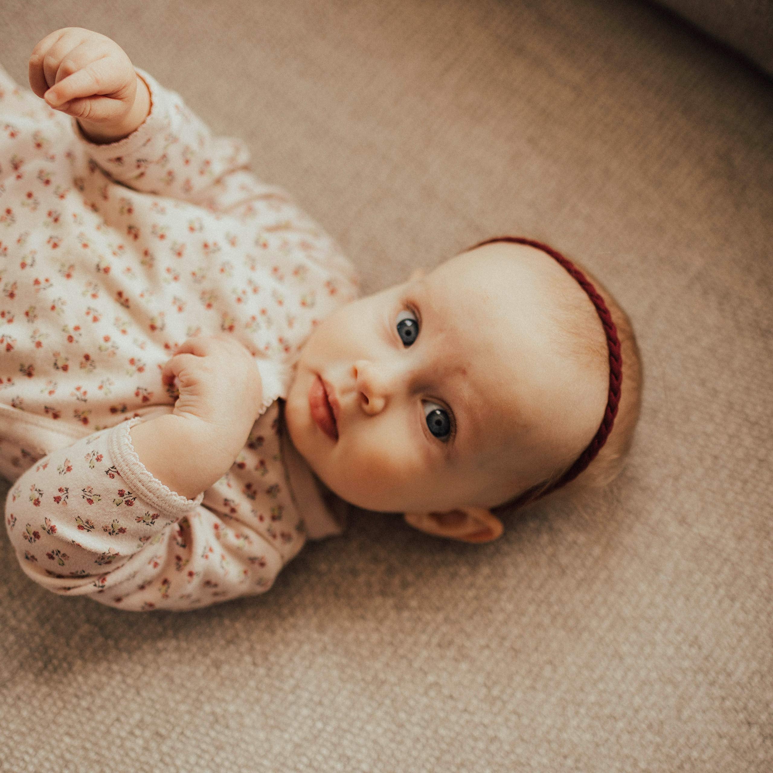 Parker Baby Co. headbands ready for photo moments with a smiling child.