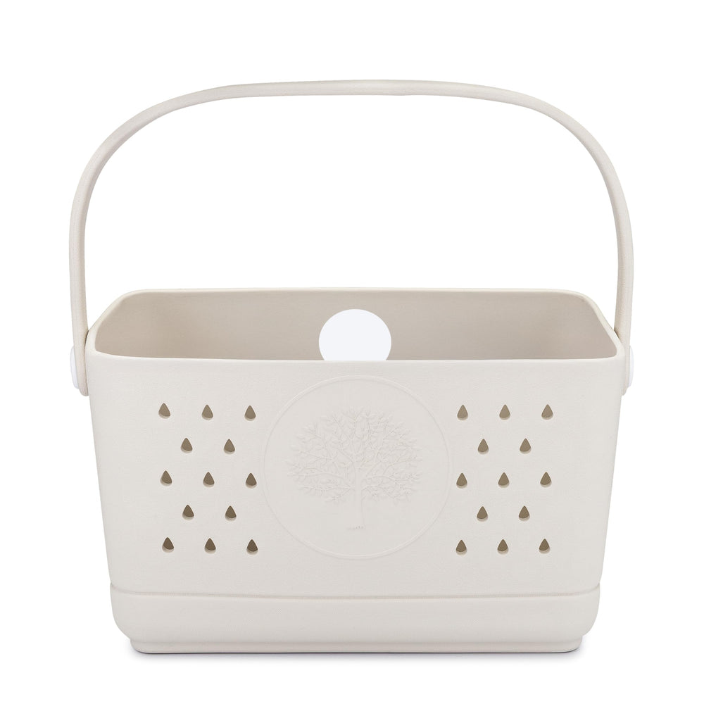 Parker Baby Co. Large Bath Caddy front view keeps bath toys organized and accessible.