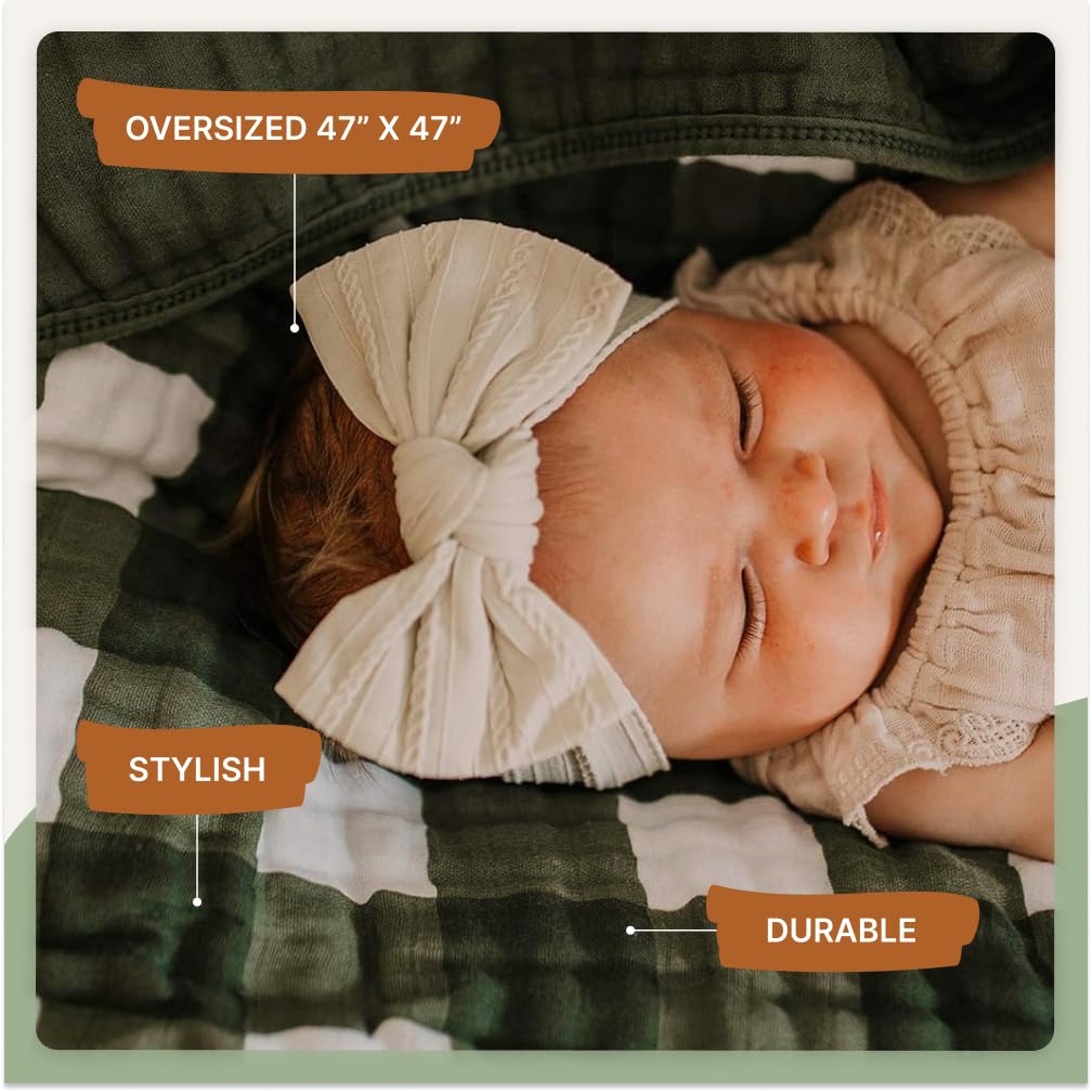 Parker Baby Co muslin blanket durability wash highlights strong weave for daily use