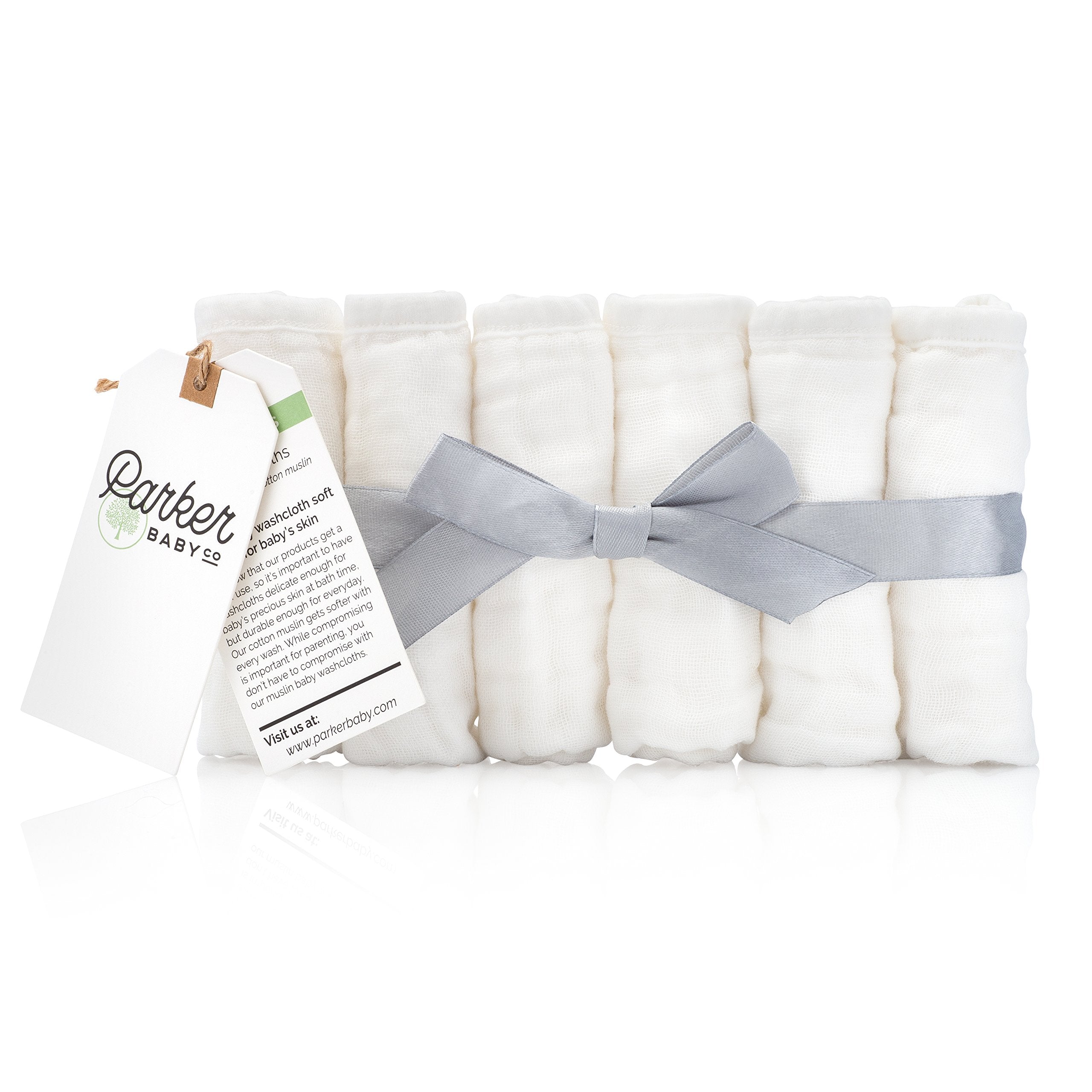 Parker Baby Co newborn-friendly washcloths support gentle cleansing routines