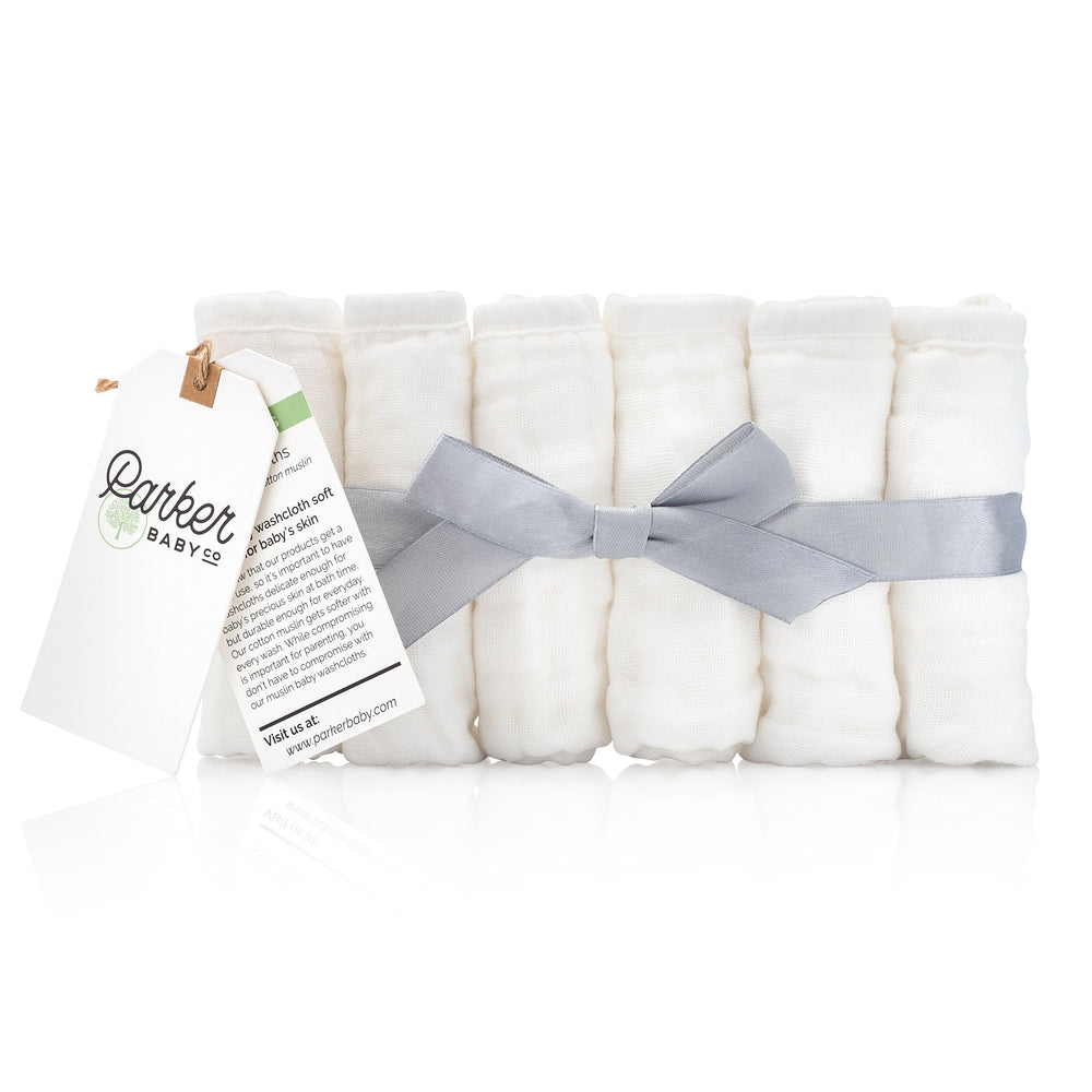 Parker Baby Co newborn-friendly washcloths support gentle cleansing routines