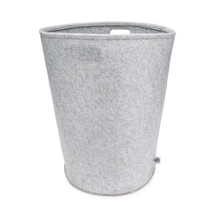 Parker Baby Co. nursery laundry hamper in gray, perfect for big-load storage.