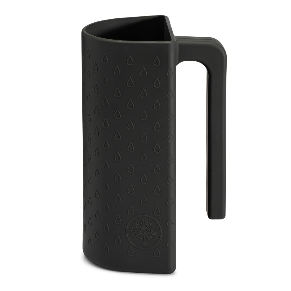 Parker Baby Co. rinse cup shows soft silicone for gentle baby rinses.