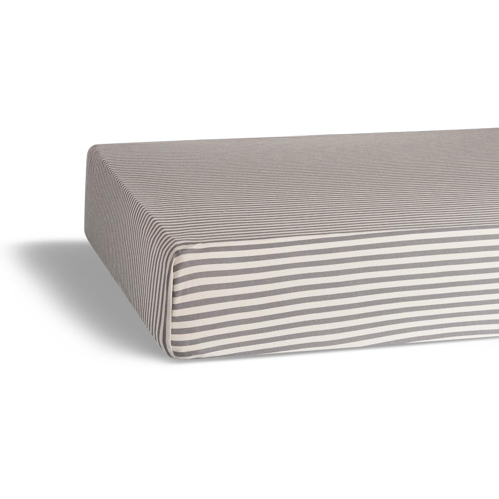 Parker Baby Co soft fabric closeup showing 100% cotton jersey softness for baby comfort.