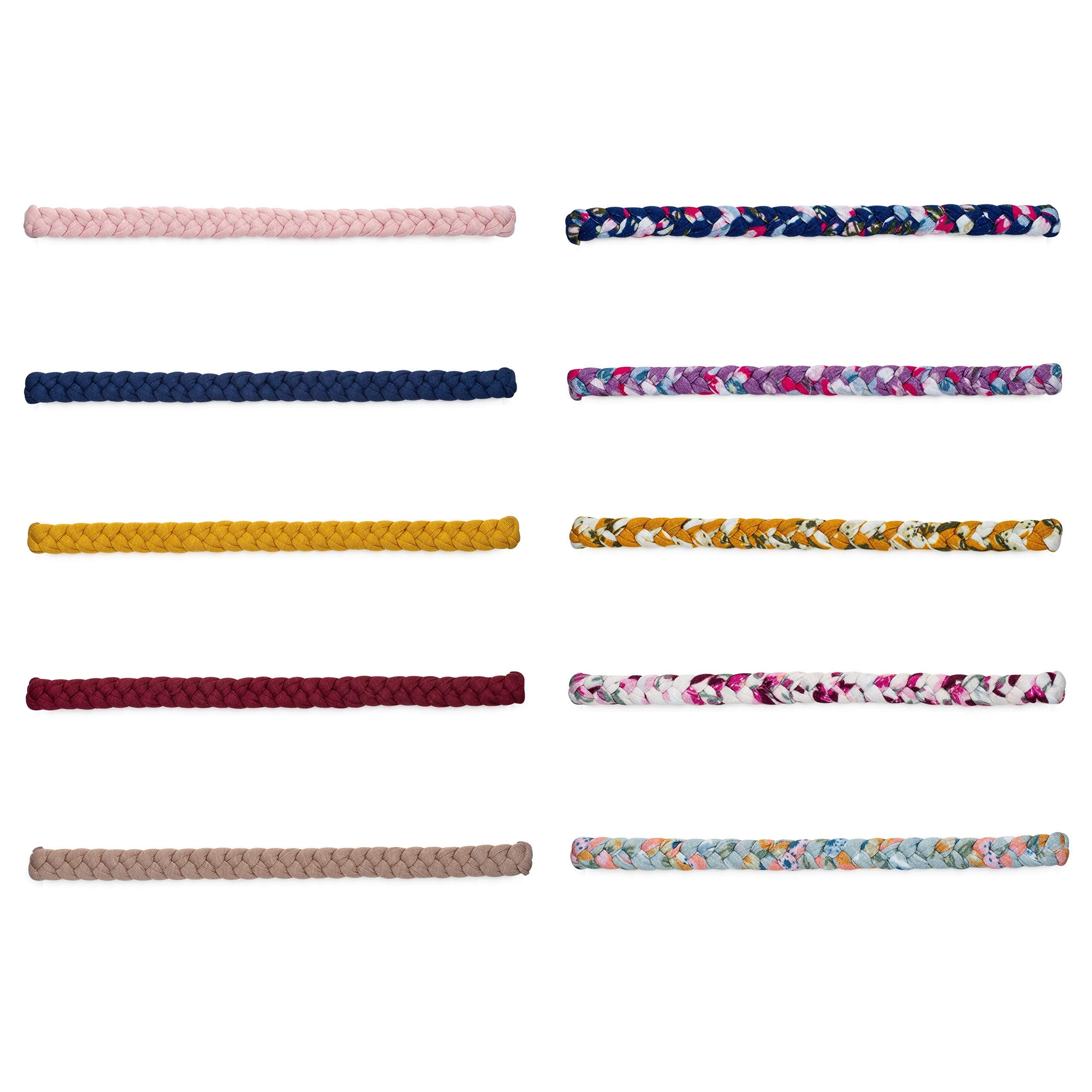 Parker Baby Co. braided headbands withstand playground adventures with gentle hold.