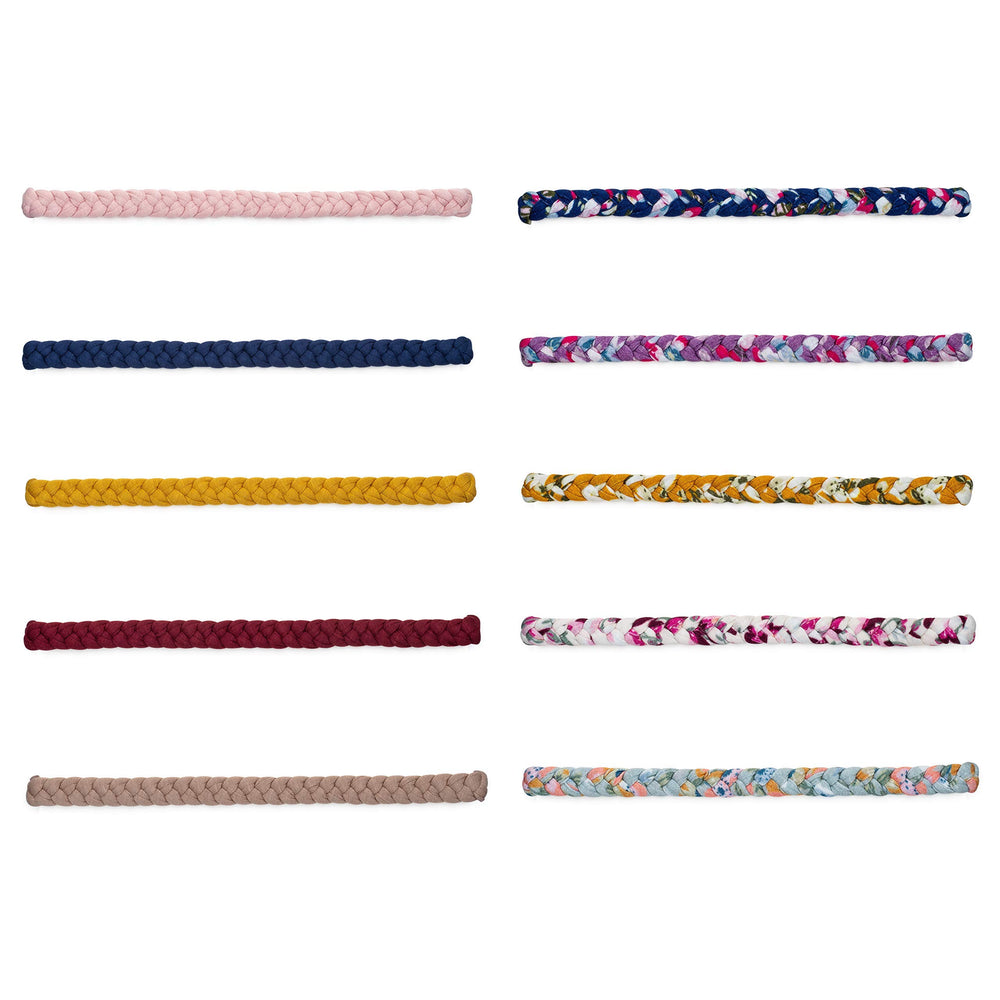 Parker Baby Co. braided headbands withstand playground adventures with gentle hold.