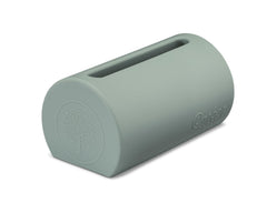 Parker Baby Co universal faucet safety guard in soft silicone provides gentle bath protection during splashy baths.