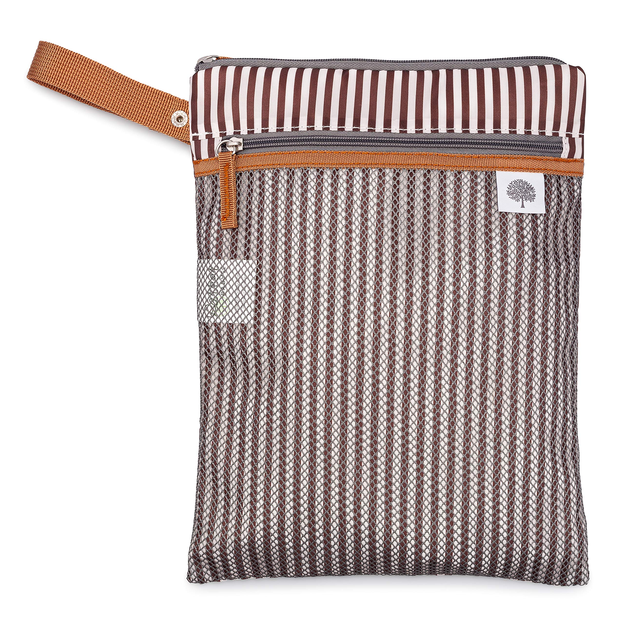 Parker Baby Co. wet-dry bag waterproof main compartment keeps messes contained during outings