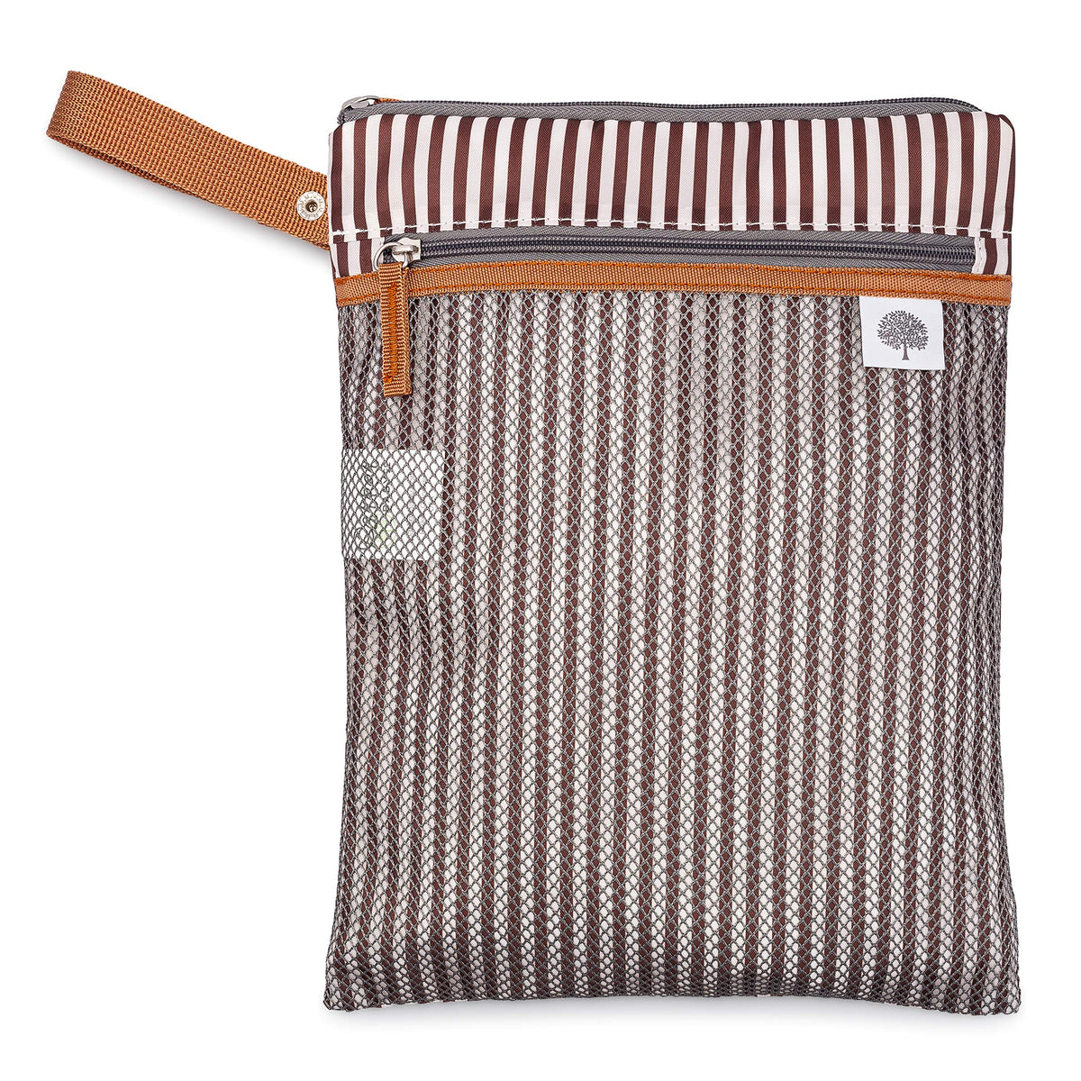 Parker Baby Co. wet-dry bag waterproof main compartment keeps messes contained during outings