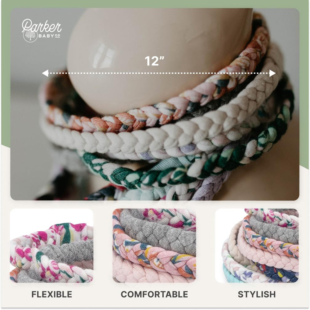 Parker Baby Co. Wildflower headbands easy-on design secures without fuss.
