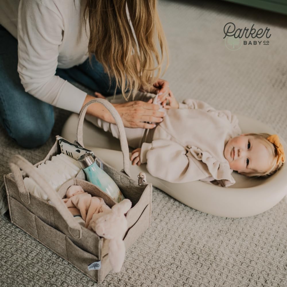 Parker Baby Diaper Caddy makes a thoughtful baby shower gift.