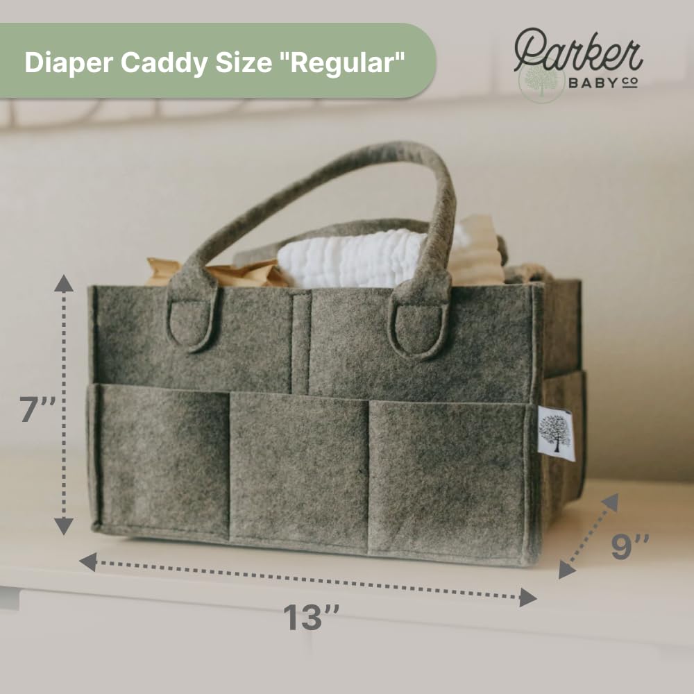Parker Baby Diaper Caddy long handle for easy transport