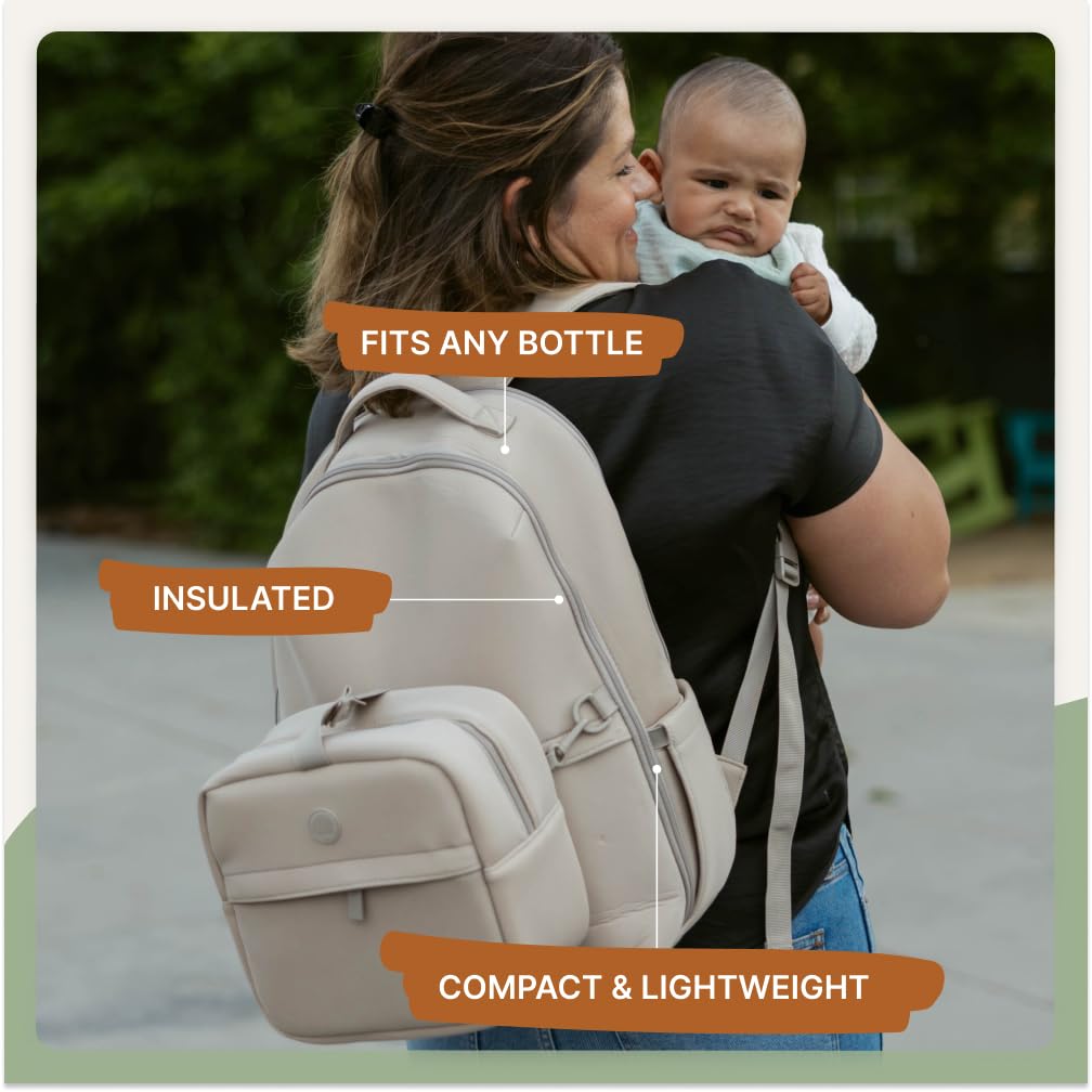 Parker Baby Drift dual side hooks attach to bags for grab-and-go
