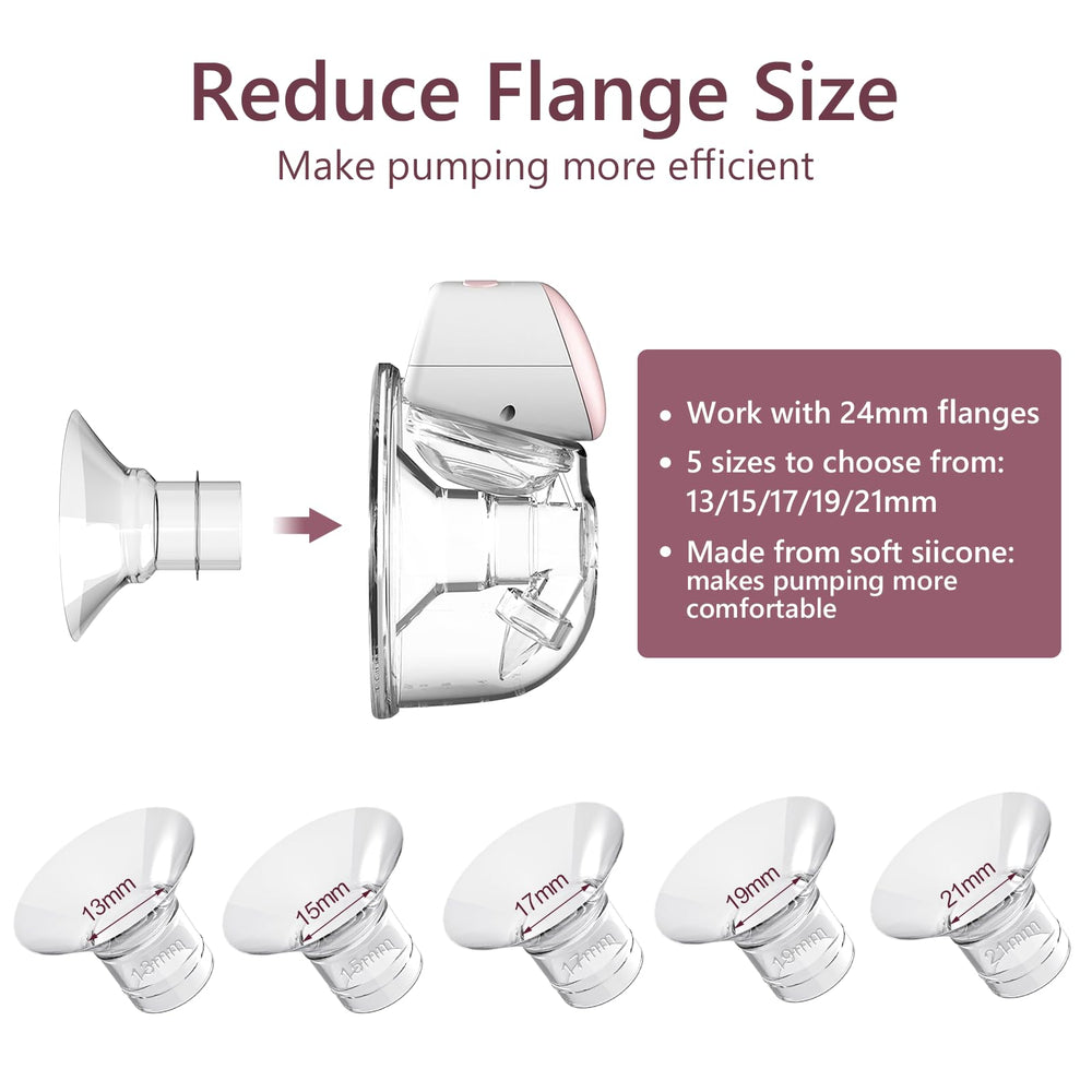 Parner flange inserts reduce 24mm tunnel to 19mm for a better fit