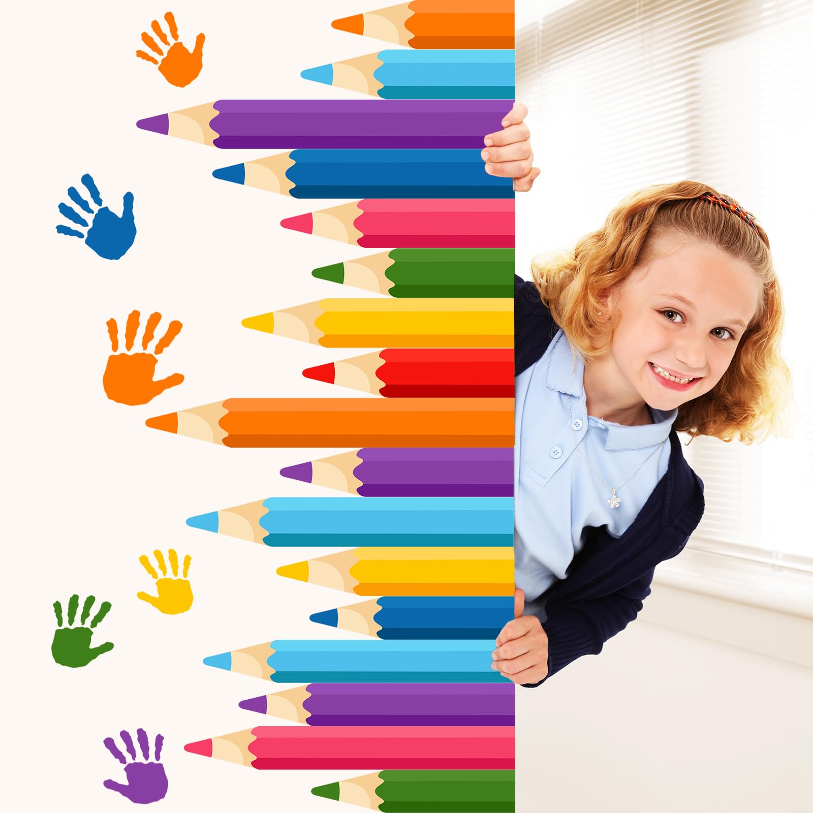 PartyGarden durable vinyl wall stickers withstand busy school and daycare use.