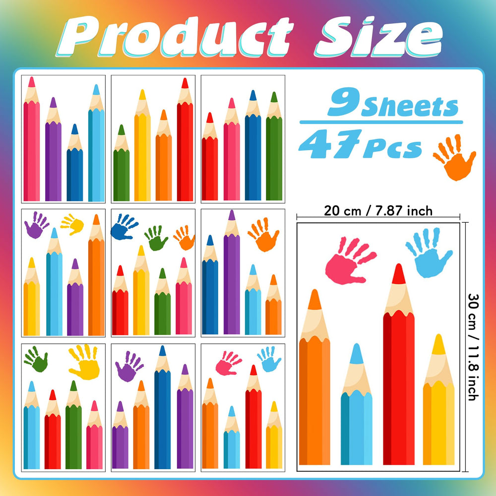 PartyGarden easy peel and stick pencils demonstrate quick wall decoration setup.
