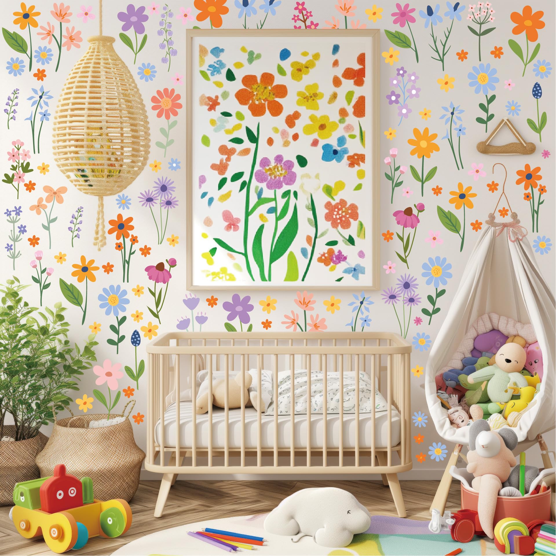 PartyGarden spring wildflowers design closeup highlights delicate details for DIY decor.