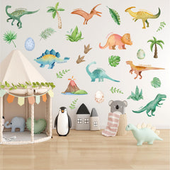 PartyGarden stegosaurus dino decal provides colorful educational accents