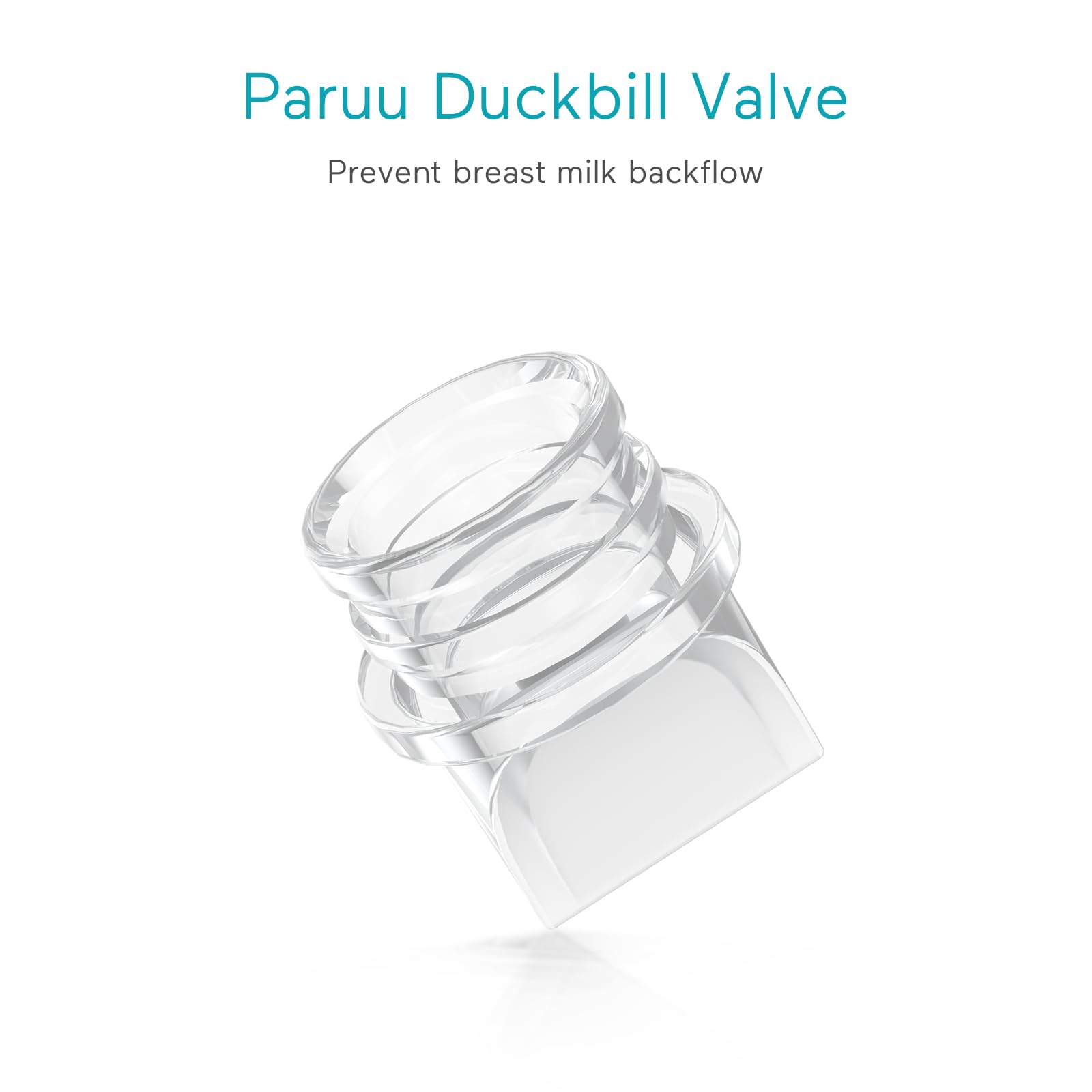 Paruu P10 BPA-free silicone component highlighting milk-safety feature