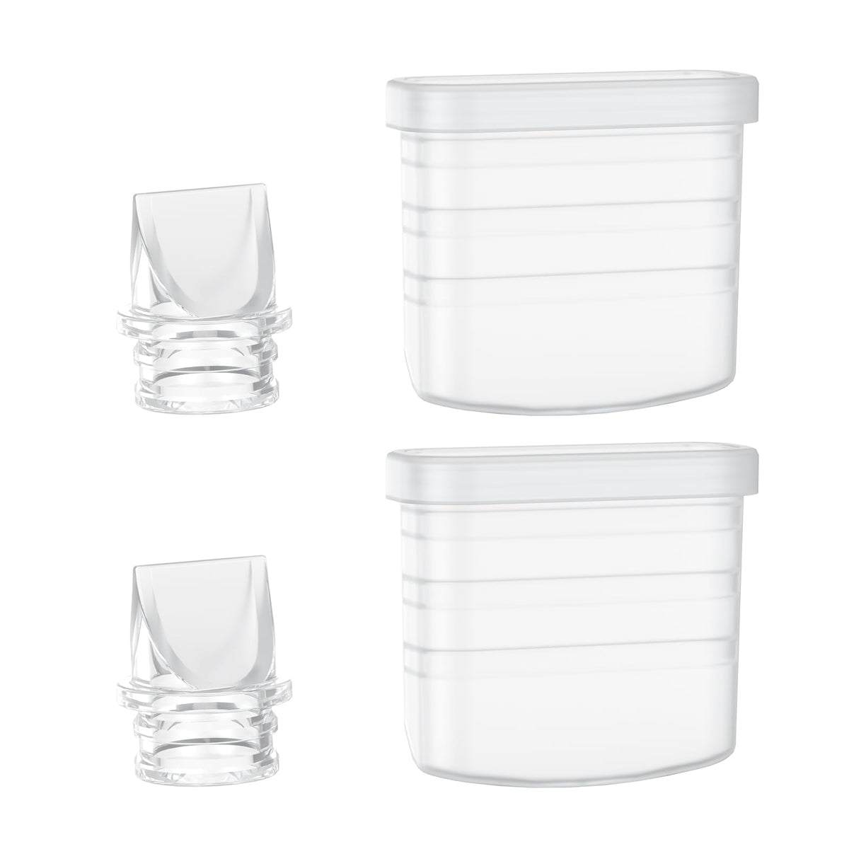 Paruu P10 duckbill valve 2-pack close-up for leak-free pumping