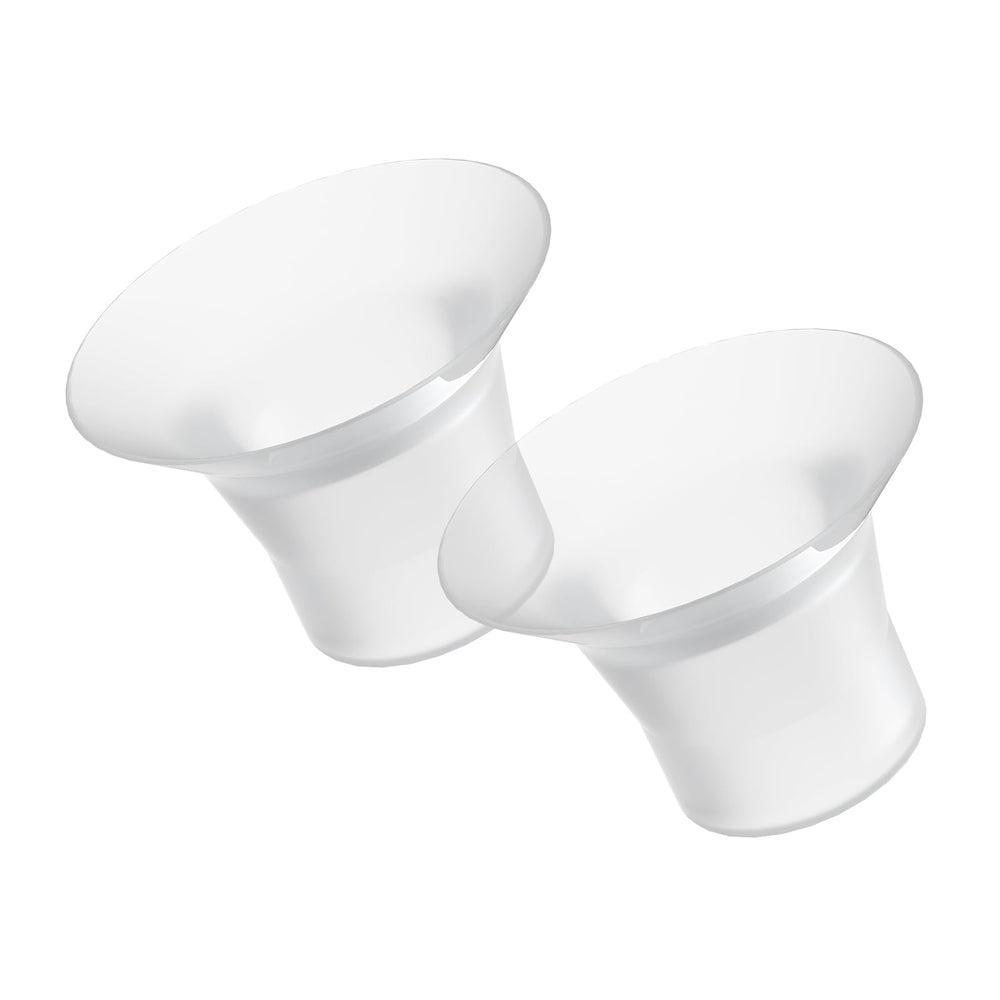 Paruu P10 flange insert 19mm close-up in silicone for BPA-free safe cleaning.