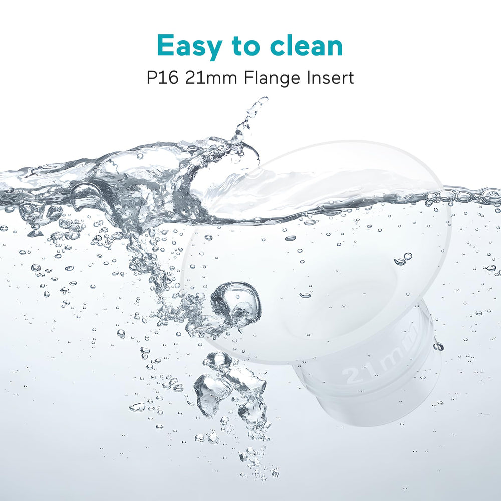 Paruu P16 flange insert 21mm closeup silicone texture for comfortable expression