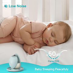 Paruu P20 21mm flange provides medium fit adaptable to breast shapes for efficient milk flow.
