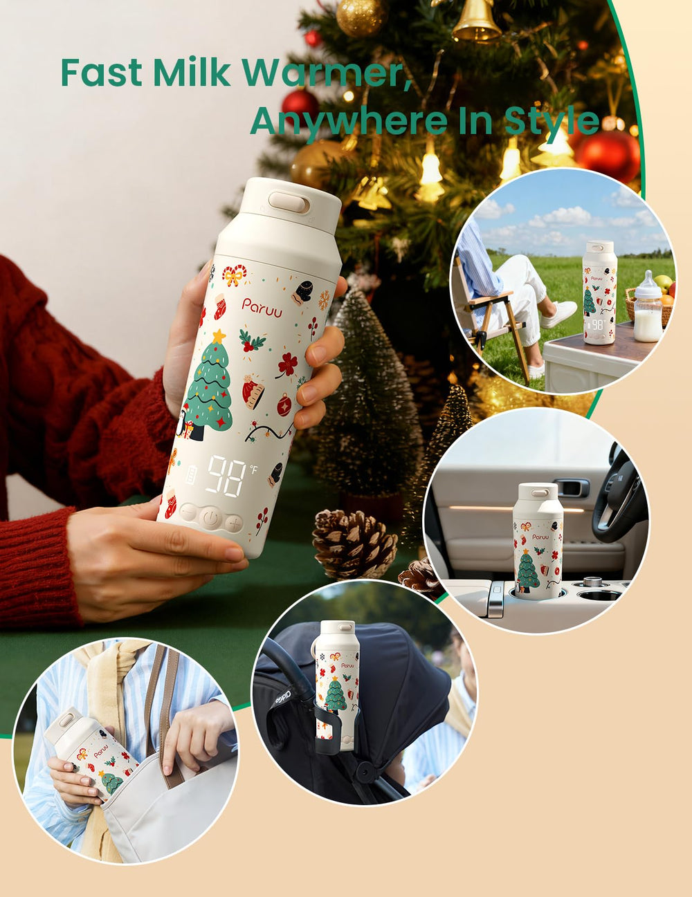 Paruu BPA-free materials emphasize safety and cleanliness.