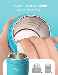 Paruu portable bottle warmer temperature settings, seven levels for precise milk warmth.
