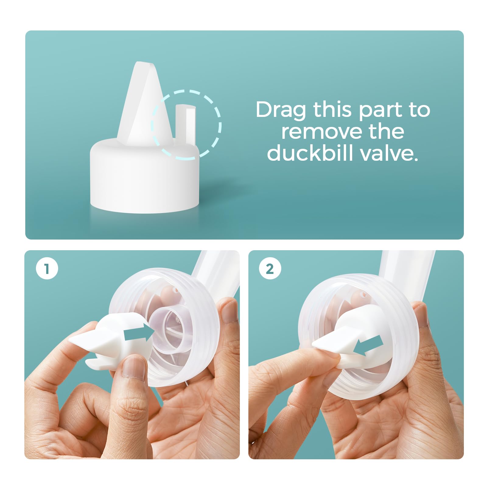 Paruu pump parts are easy to clean and sterilize for busy families.
