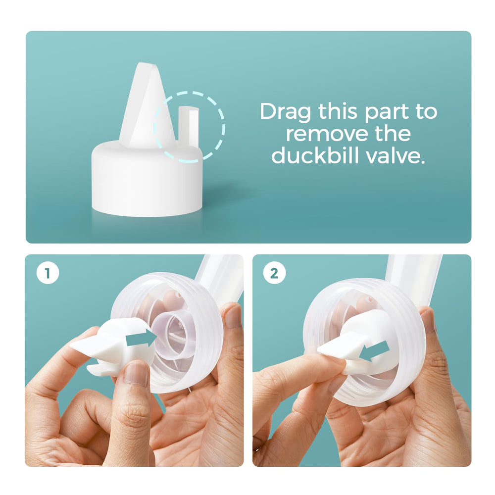 Paruu pump parts are easy to clean and sterilize for busy families.