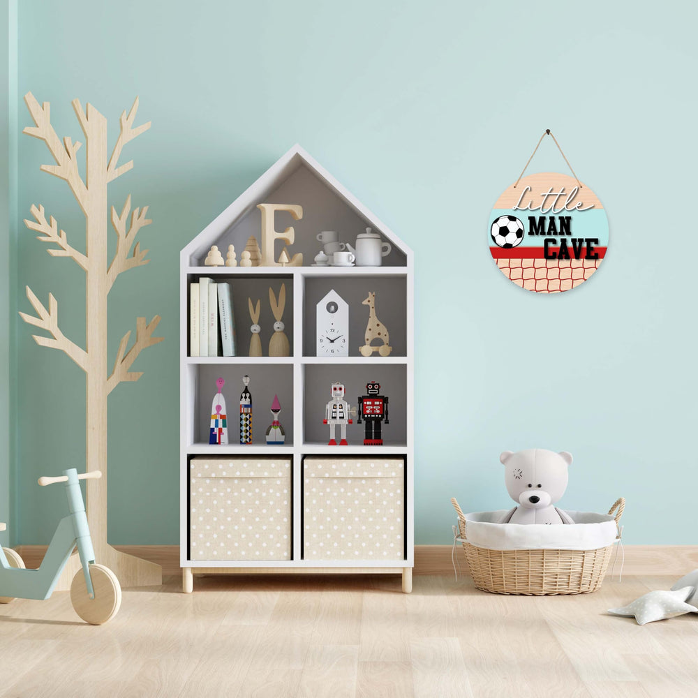 Patcate Baby Boy Nursery Decor Sign adds cheerful accents to a room