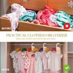 Patelai divider packaging image illustrates ready-to-use DIY closet organizers.