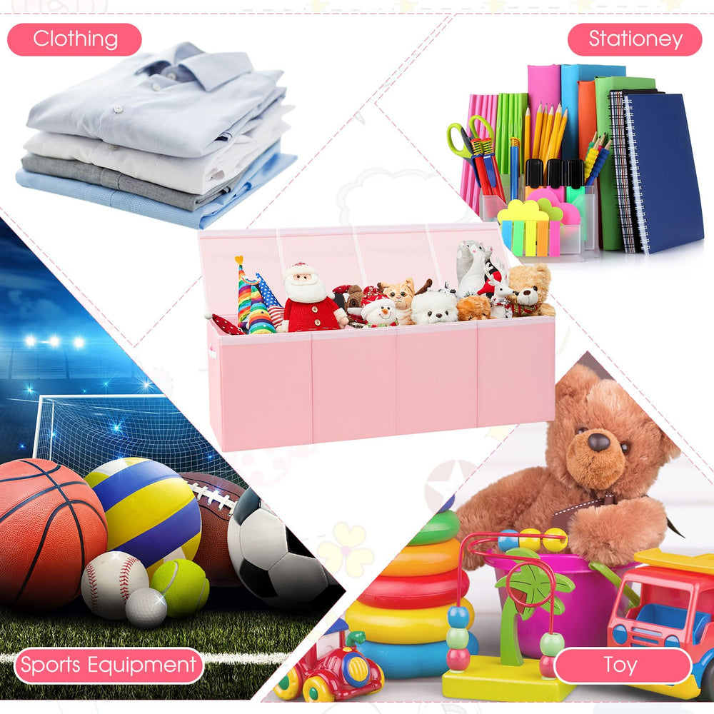 Patelai Extra Large Toy Box packaged nicely, gift-ready for rooms