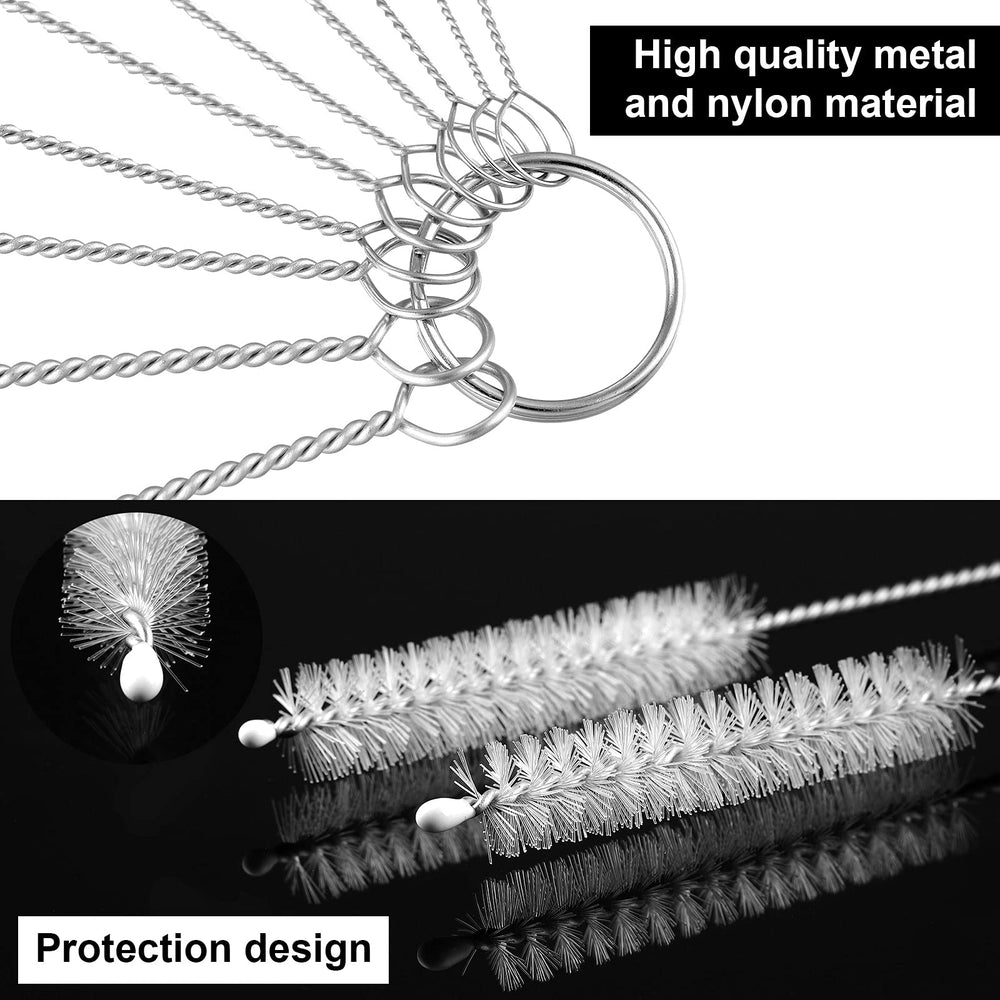 Patelai straw cleaning brush diameter 4mm cleans mid-size straws quickly.