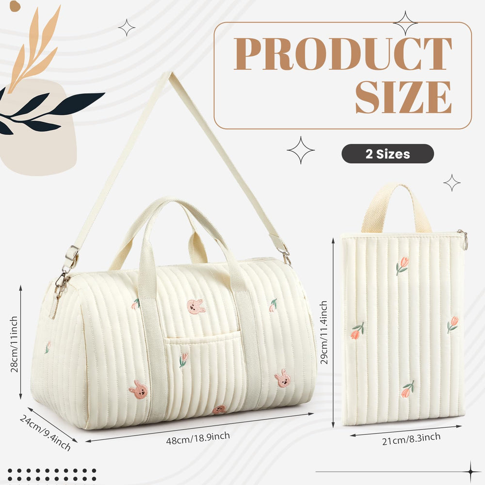 Paterr small zip closure diaper handbag shows compact storage and quick access.