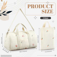 Paterr small zip closure diaper handbag shows compact storage and quick access.
