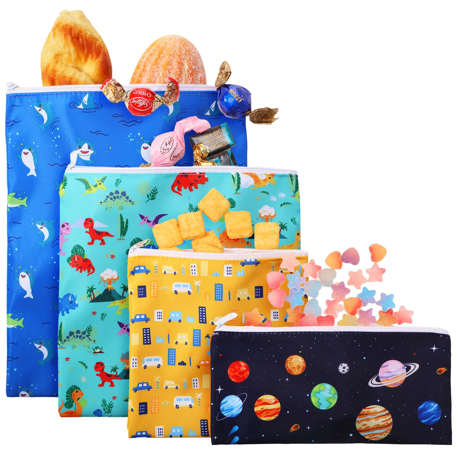 Paterr dinosaur design bags—kid-friendly aesthetics and eco-conscious storage.