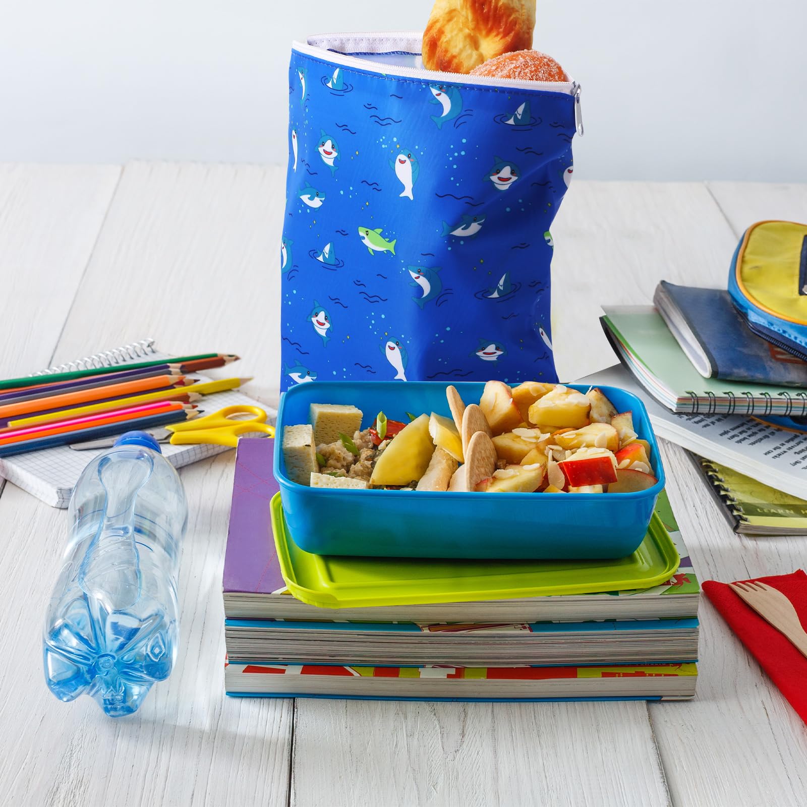 Paterr dinosaur snack bags 4x8-inch—slim lunch pouches.