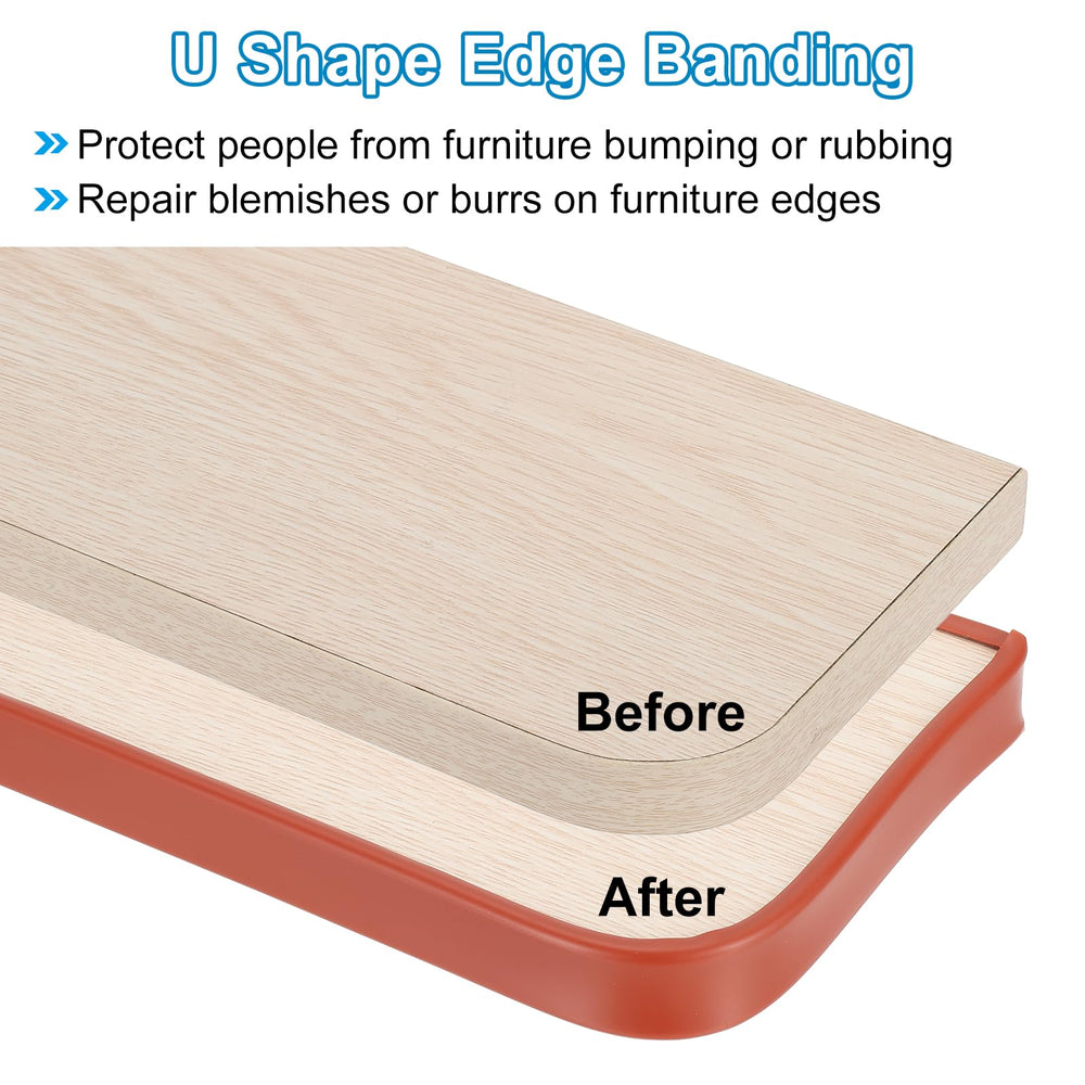 PATIKIL edge banding cabinet edge black highlights a durable, water-resistant surface finish.