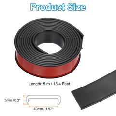 PATIKIL TPE edge banding installation step image shows tool-free, quick application.