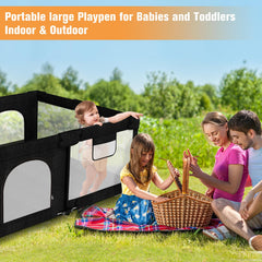 Patywaga 360-view mesh design enables parental visibility from every angle.